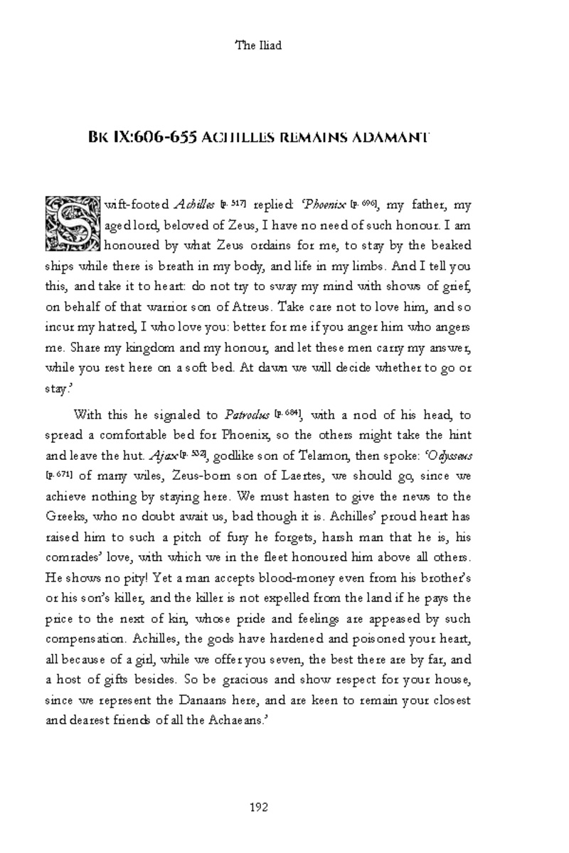 The Iliad - Page 186